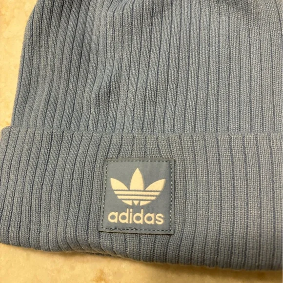 NWT Light Blue Adidas Beanie - Picture 2 of 4